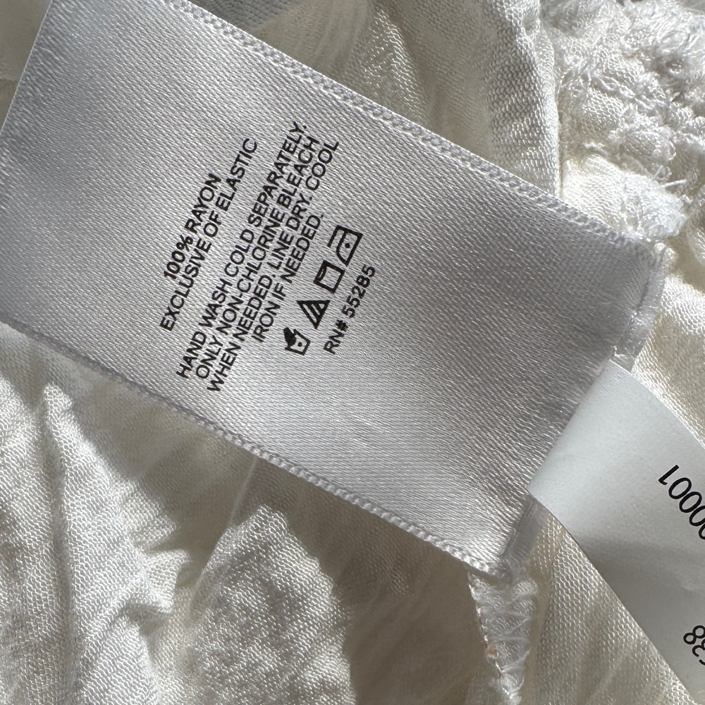 Express White Ruffle Off-Shoulder Crop Top/ Blouse - Picture 3 of 4